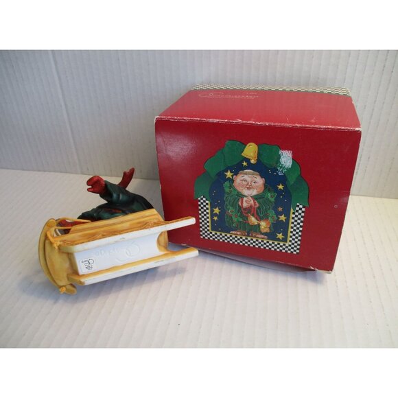 *SOLOMON THE SLEDDER 'Merry Makers' #9356-4 - DEPT 56 Retired - NIB - Picture 4 of 14